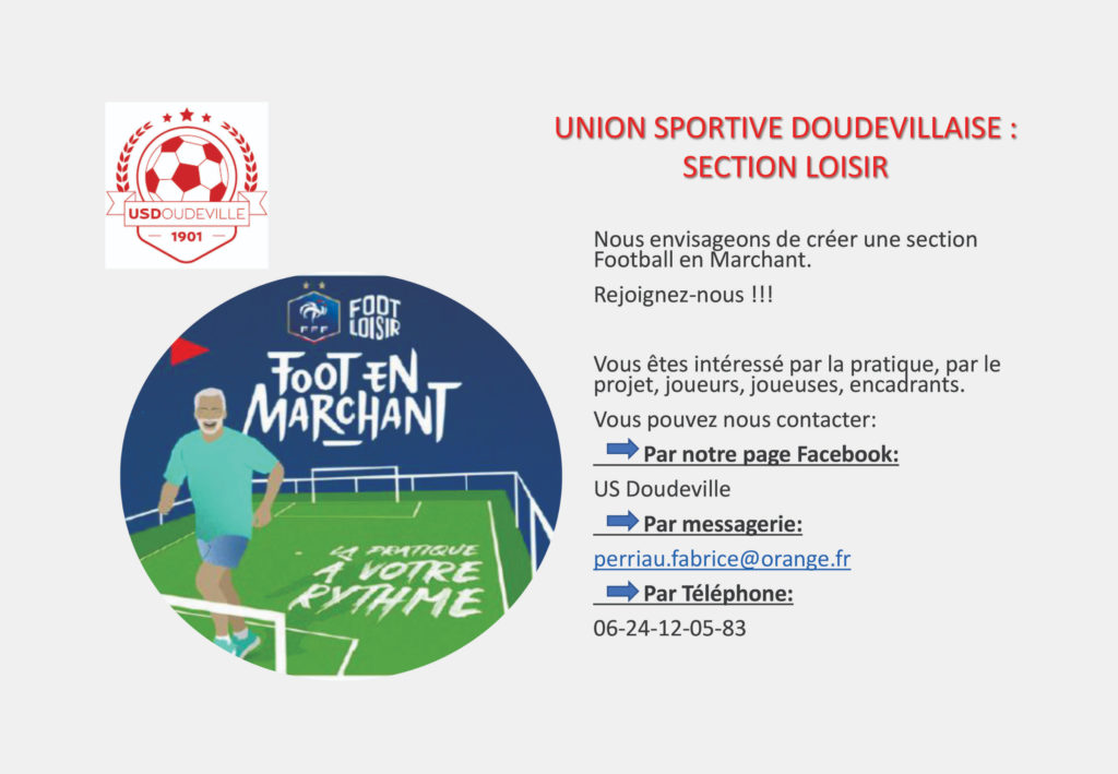 Nouveau : football en marchant