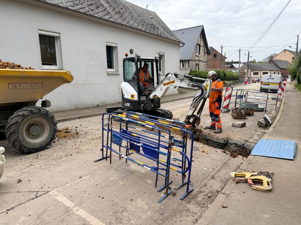 Travaux rue de Seltot
